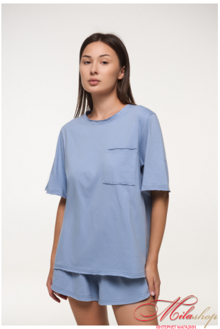 Піжама футболка з шортиками з бавовни  Luna LP-018 Gracia